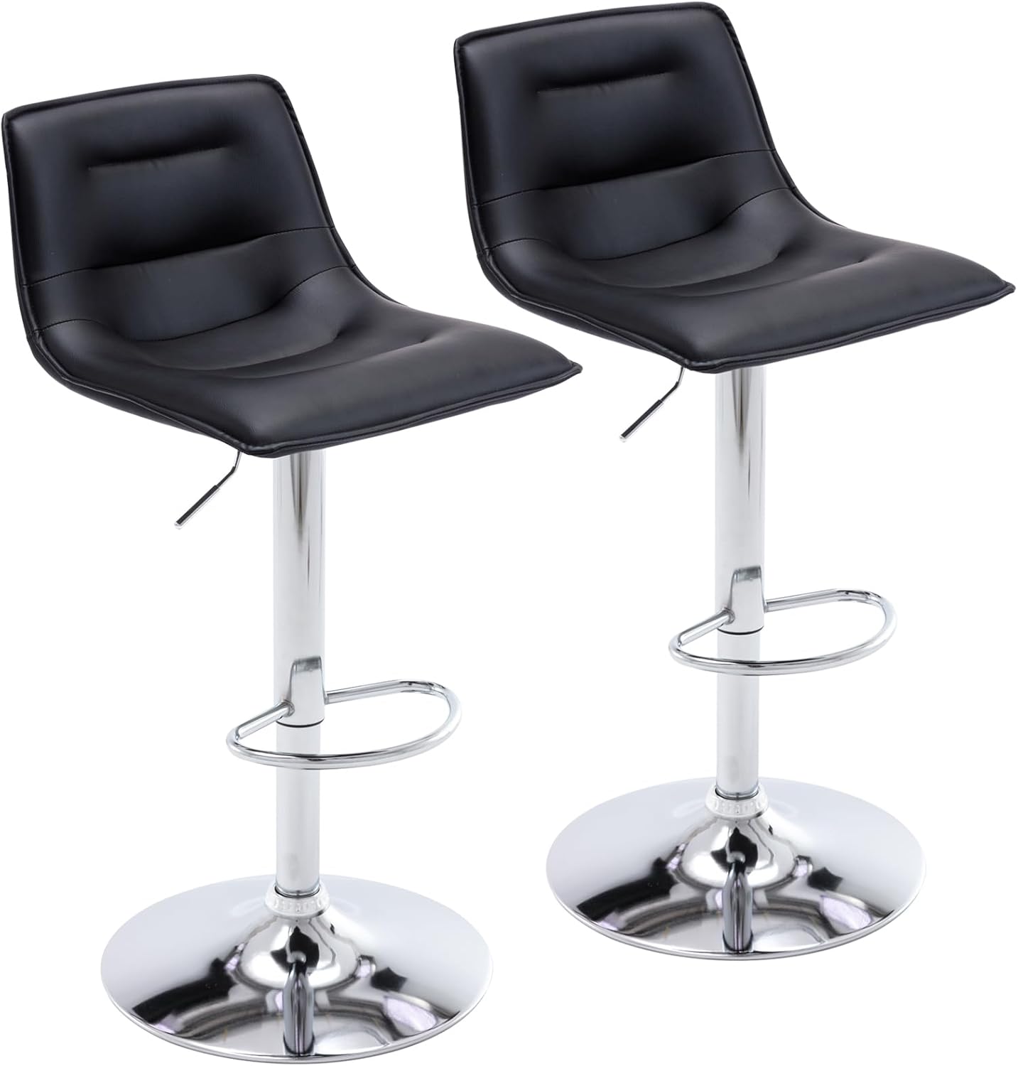 Flash Furniture Vinyl Adjustable Bar Stool Multicolor